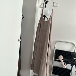 Wilfred free tan sleeveless dress